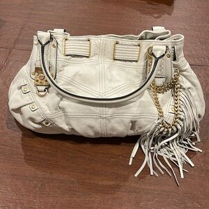 Ivory Vintage Juicy Couture 100% Leather Bag in Pristine Condition-Offer welcome